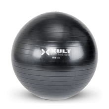 XULT Fitness - Anti-Burst Fitball / Stability Ball in black