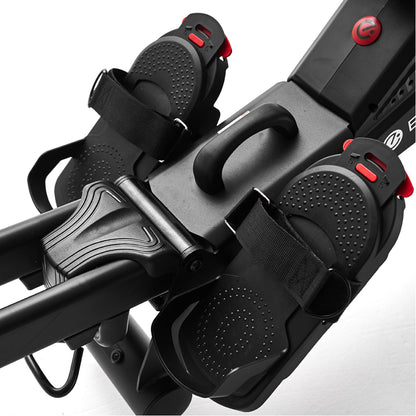 Echelon Row-7s close up of the foot straps