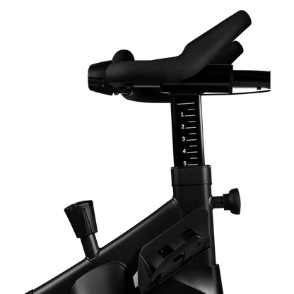 Close up of handle bar adjustments on SoulCyle Bike for sale