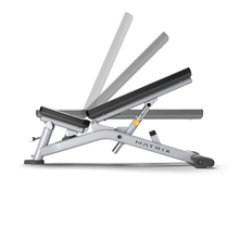 Matrix Fitness Magnum A82 Adjustable Bench showing adjustable angles