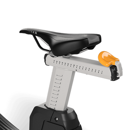 Close up of seat for Matrix Fitness CXV Virtual Bike