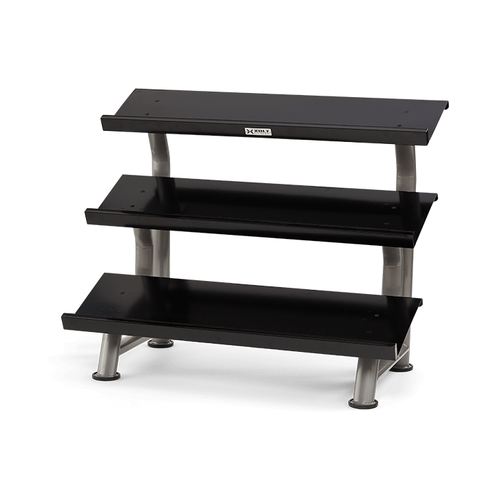 Matrix XULT Flat Dumbbell Rack for 10 pairs of dumbbells - empty