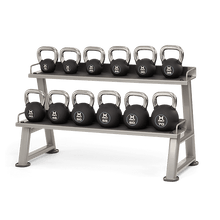 Matrix XULT Kettlebell Rack 2 tiers - with kettlebells