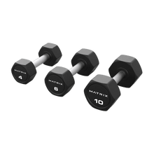 Matrix Urethane Hex Plus 5-50lb Dumbbell Set