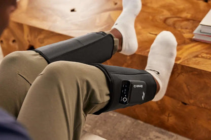 Person using the Normatec Go by Hyperice
