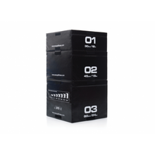 Escape Fitness Black Plyometric Boxes (Set of 3 sizes)