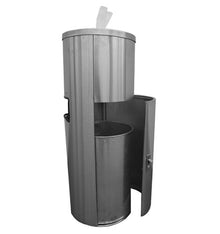 Solvex Wipes Center Pull Floor Dispenser - Stainless Steel