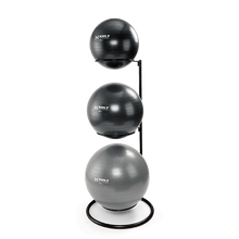 Matrix Fitness XT Stability Ball Rack with Stability Balls on it 